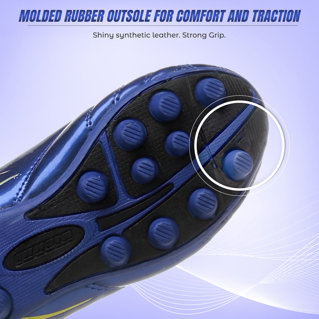 Blaze Firm Ground Soccer Cleats - Blue/Orange - Vizari Sports