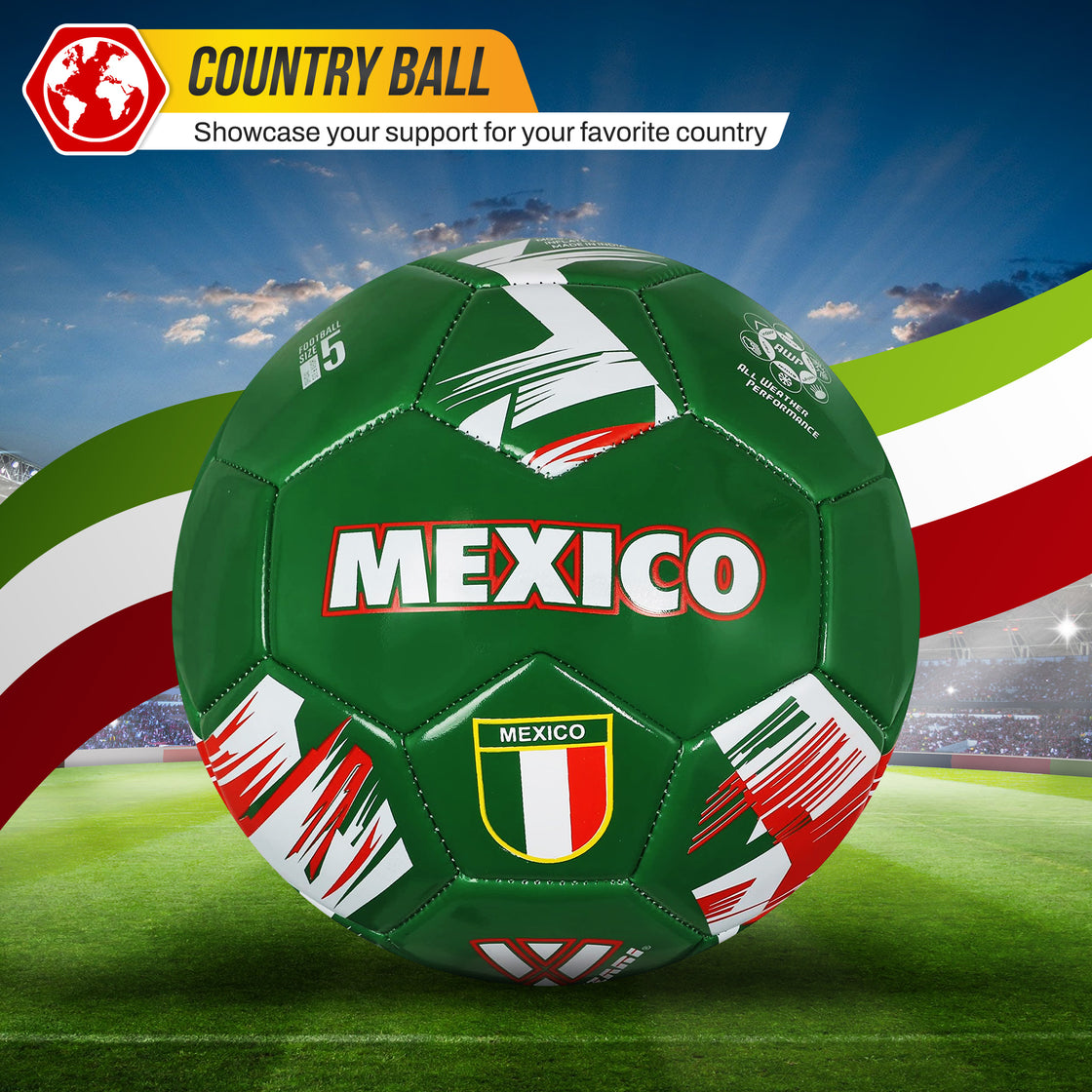 National Team Soccer Balls-Mexico Green - Vizari Sports