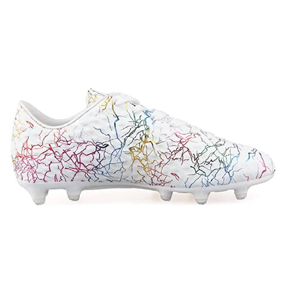 Zodiac Junior Firm Ground Soccer Cleats - White