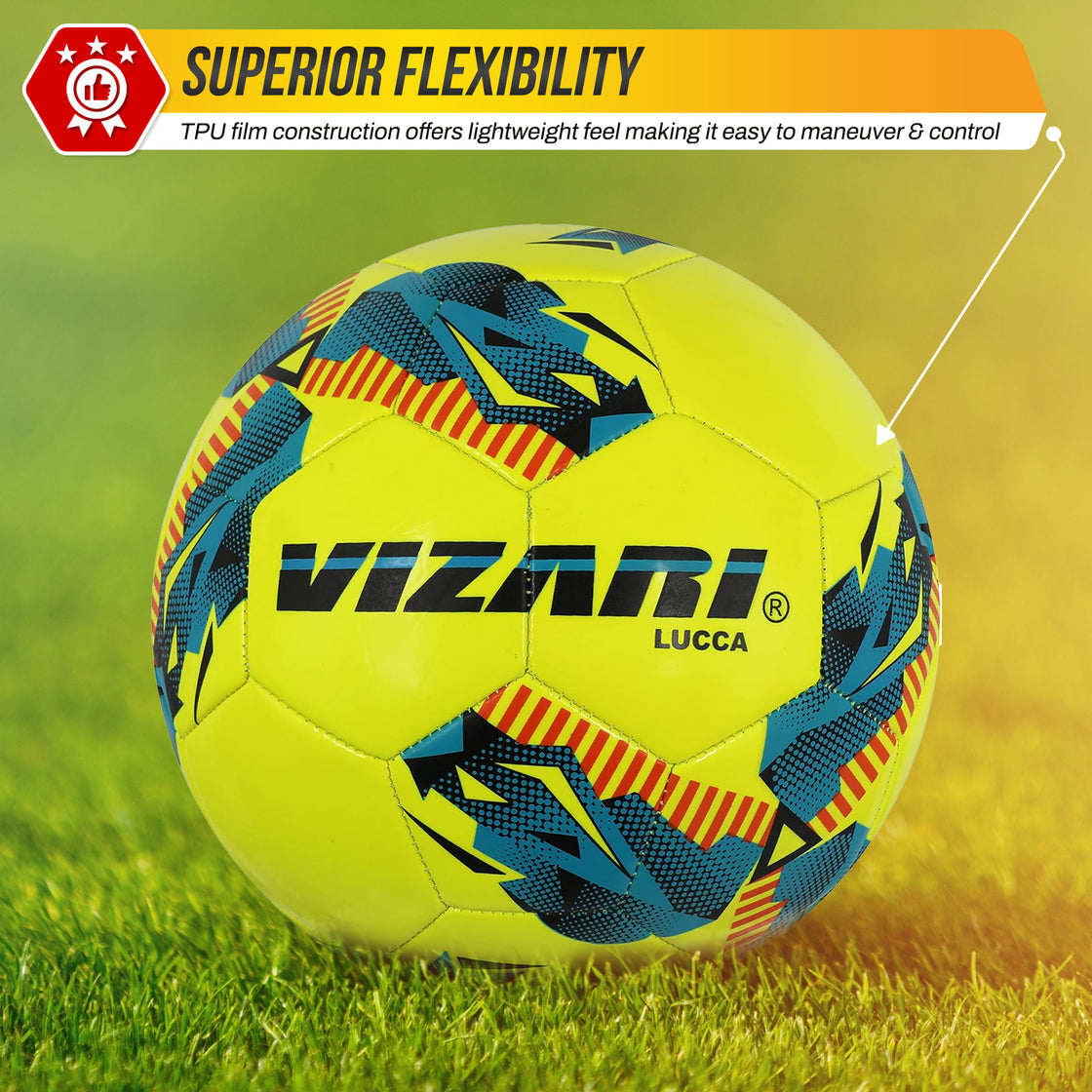 Lucca Soccer Ball-Yellow - Vizari Sports