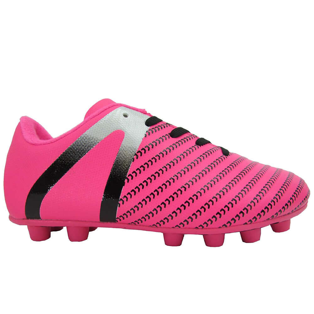Impact Firm Ground Soccer Shoes -Pink/Silver - Vizari Sports