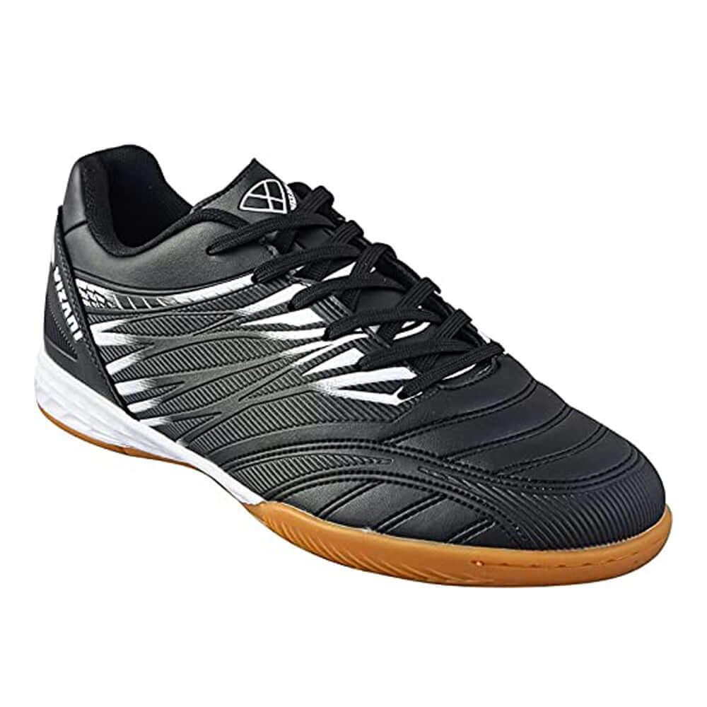 Valencia Indoor Soccer Shoes -Black/White - Vizari Sports