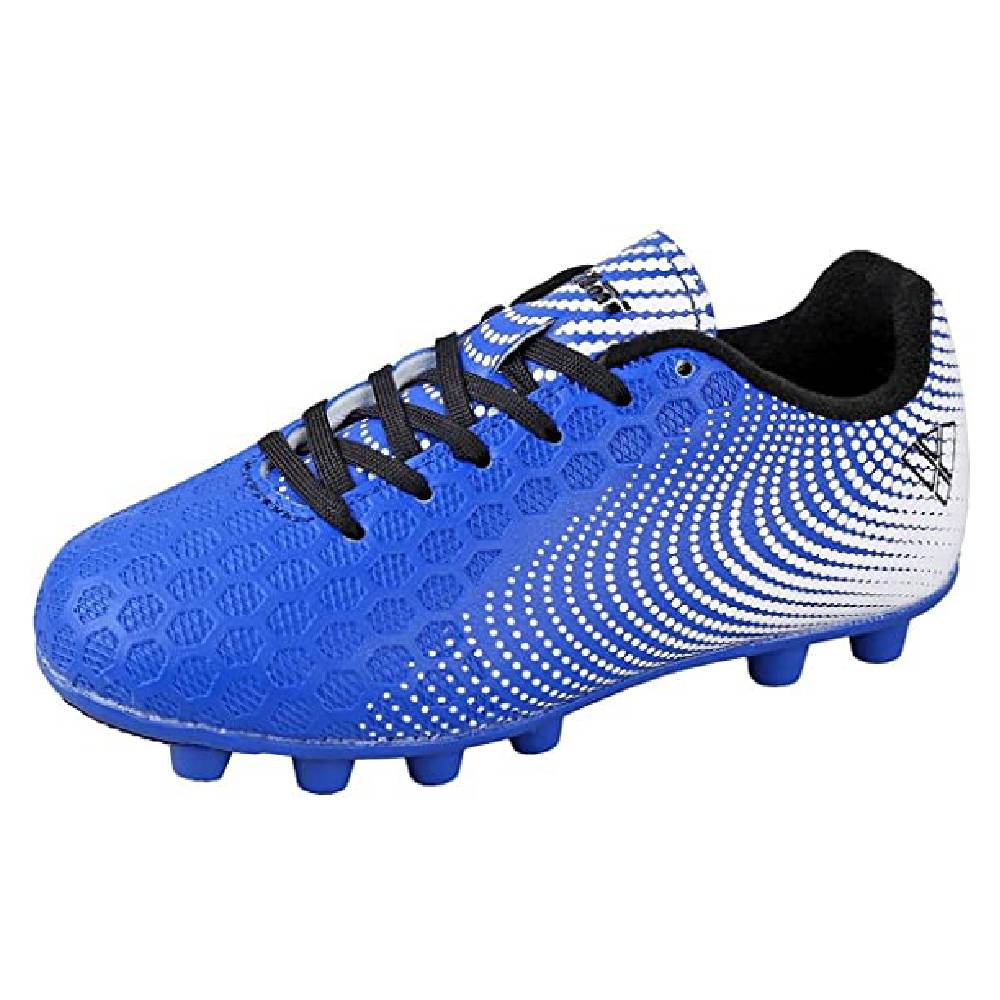 Stealth Firm Ground Soccer Shoes -Blue/White - Vizari Sports