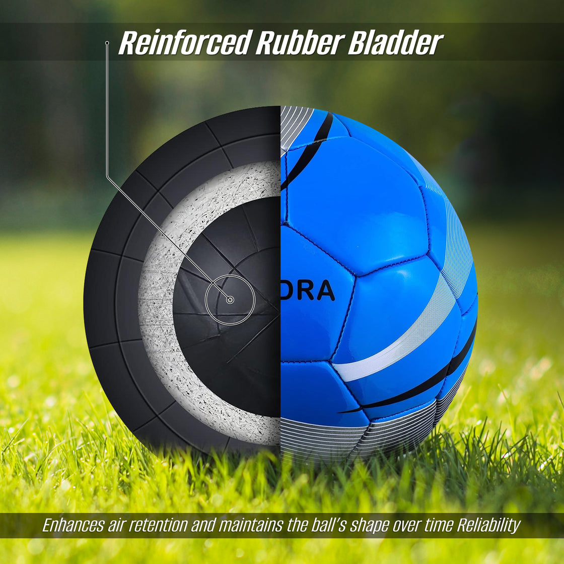 Hydra Soccer Ball-Blue - Vizari Sports