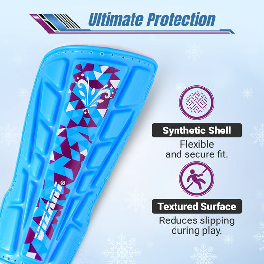 Frost Soccer Shin Guard-Blue/Maroon - Vizari Sports