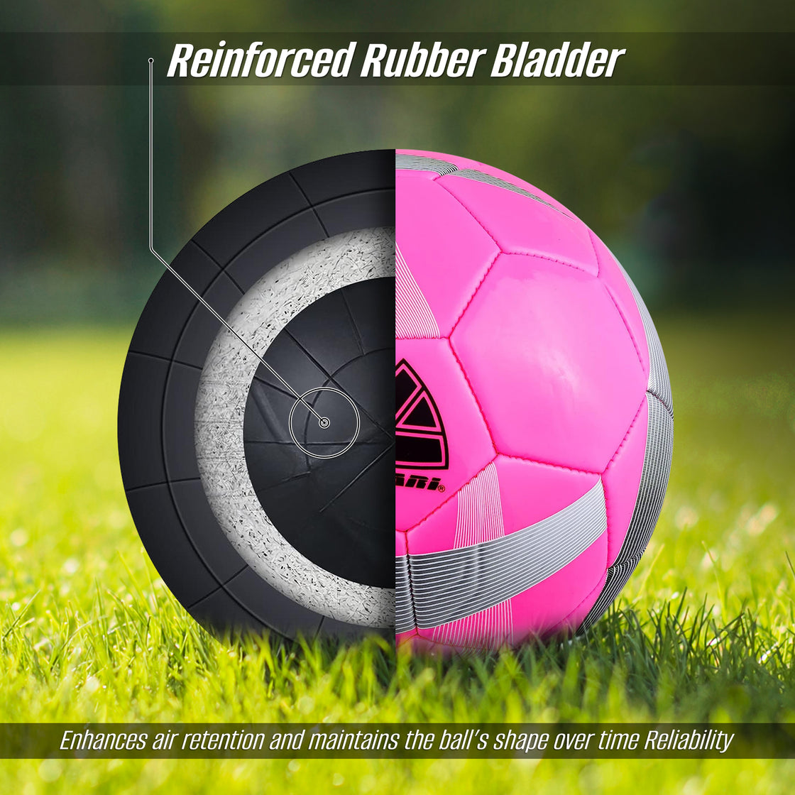 Hydra Soccer Ball-Pink - Vizari Sports