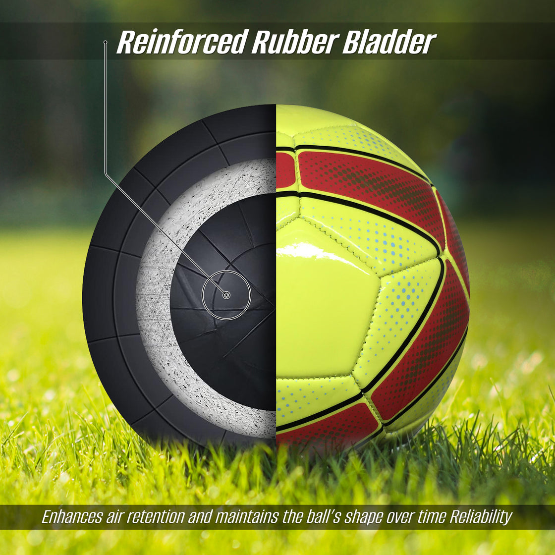 Sports Cordoba Usa Soccer Balls-Neon Yellow - Vizari Sports