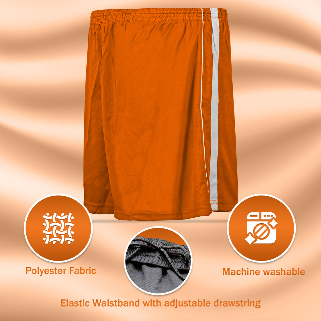 Campo Soccer Shorts - Orange - Vizari Sports