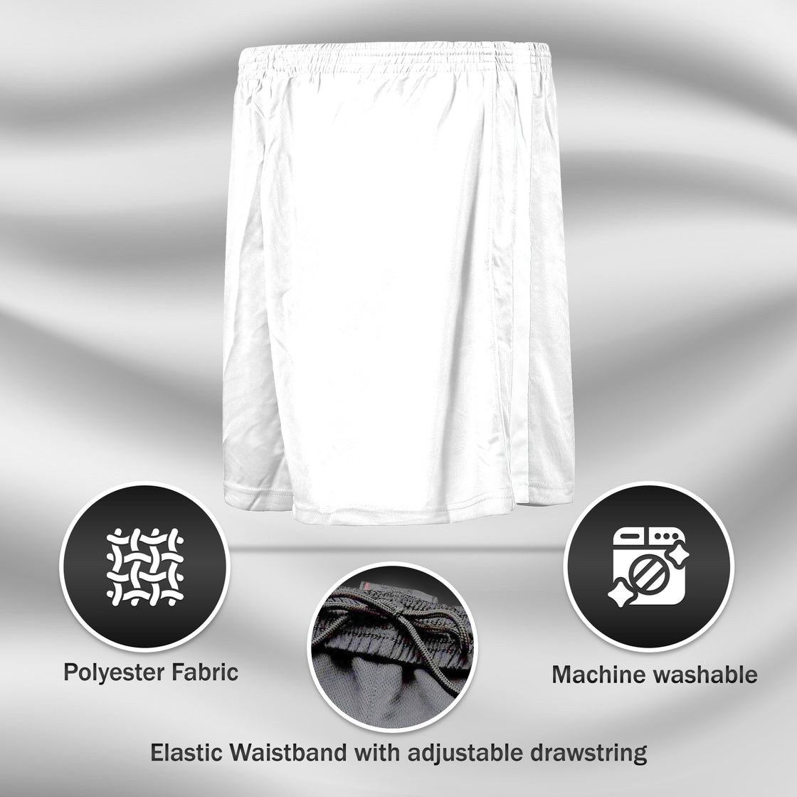 Campo Soccer Shorts - White - Vizari Sports