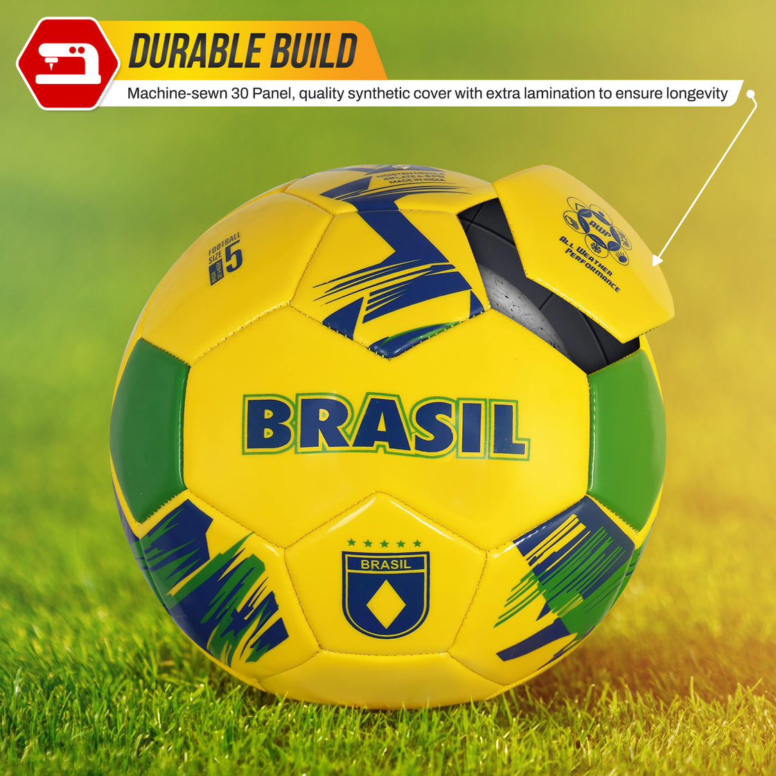 Mini National Team Soccer Balls-Brazil Yellow - Vizari Sports