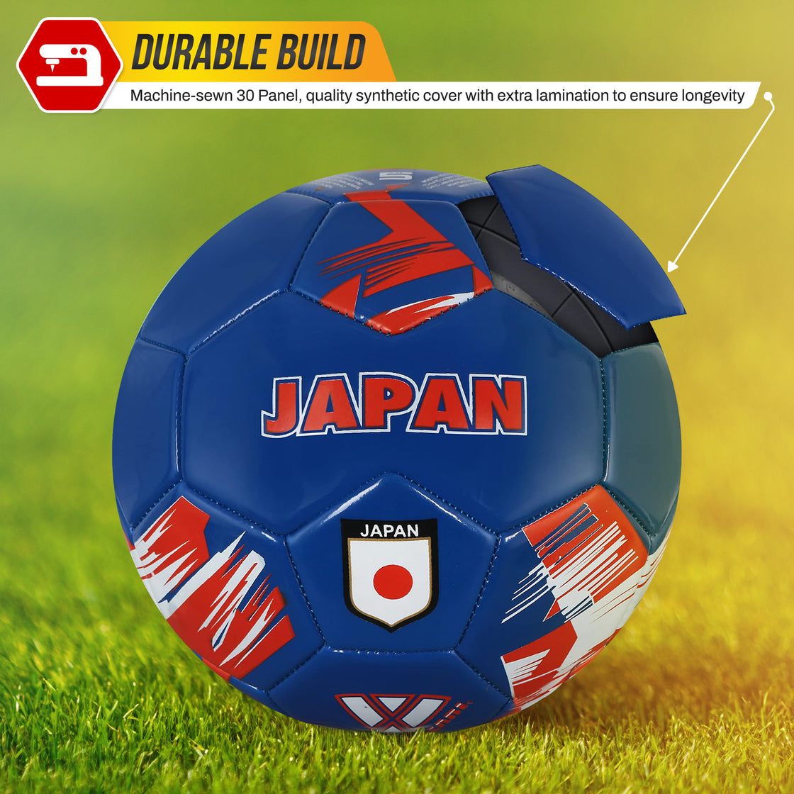 National Team Soccer Balls-Japan Blue - Vizari Sports
