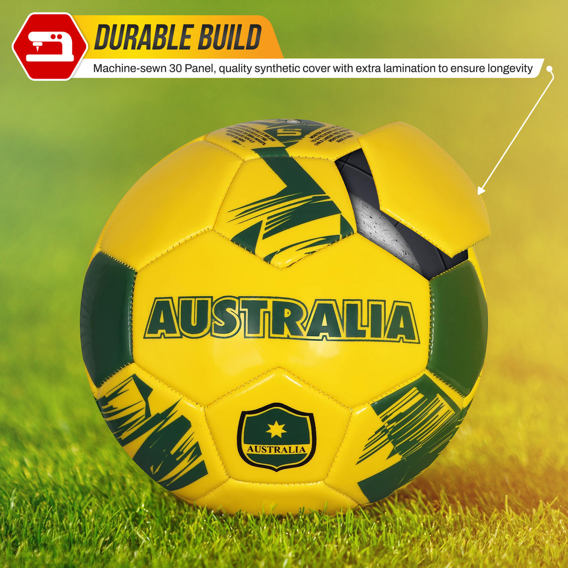 Mini National Team Soccer Balls-Australia Yellow - Vizari Sports