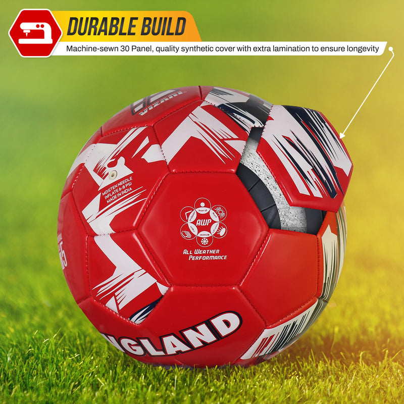 National Team Soccer Balls-England Red - Vizari Sports