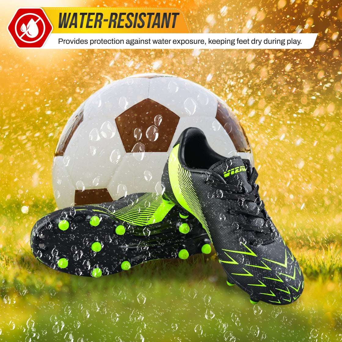 Ranger Firm Ground Soccer Shoes -Green/Black - Vizari Sports
