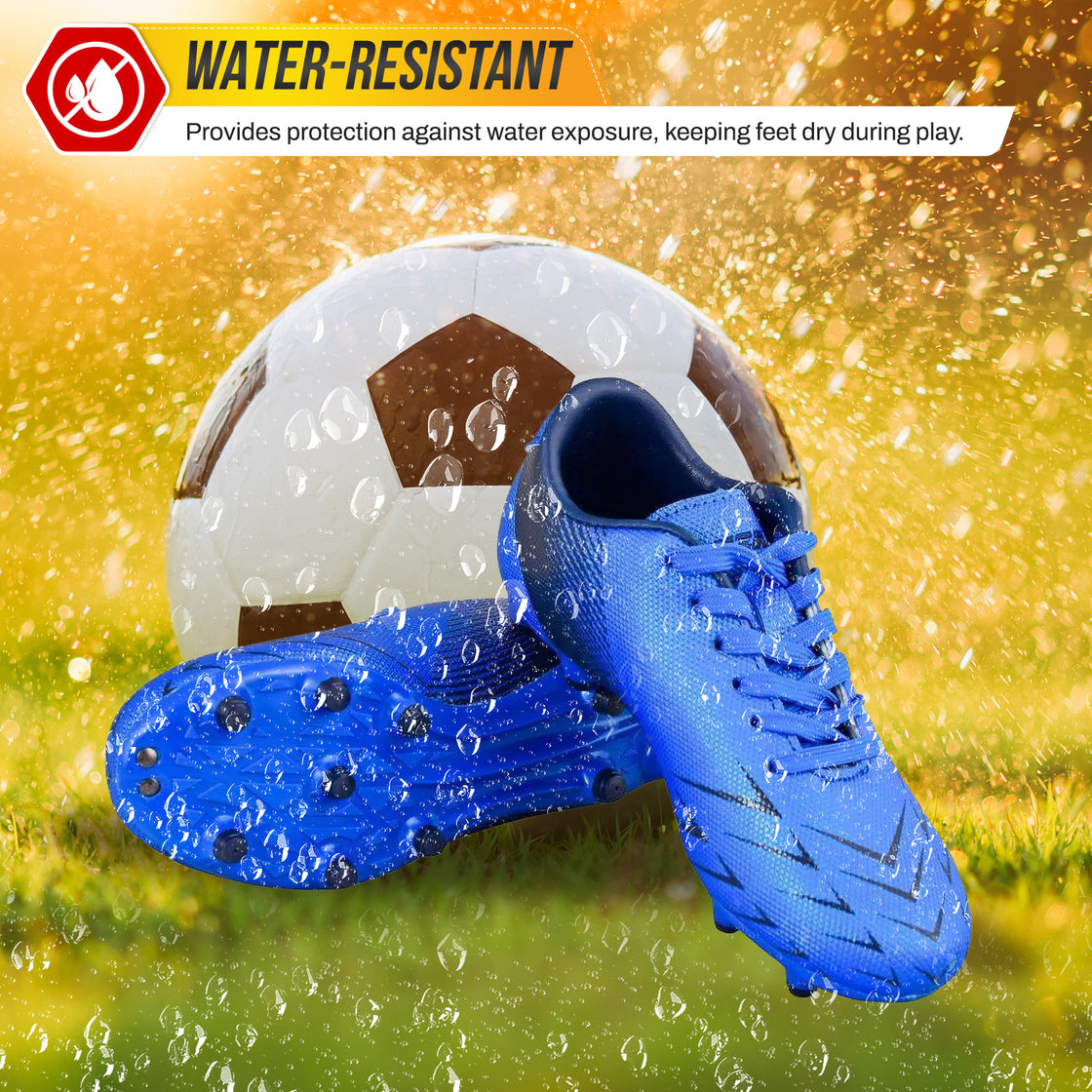 Ranger Firm Ground Soccer Shoes -Blue/Black - Vizari Sports