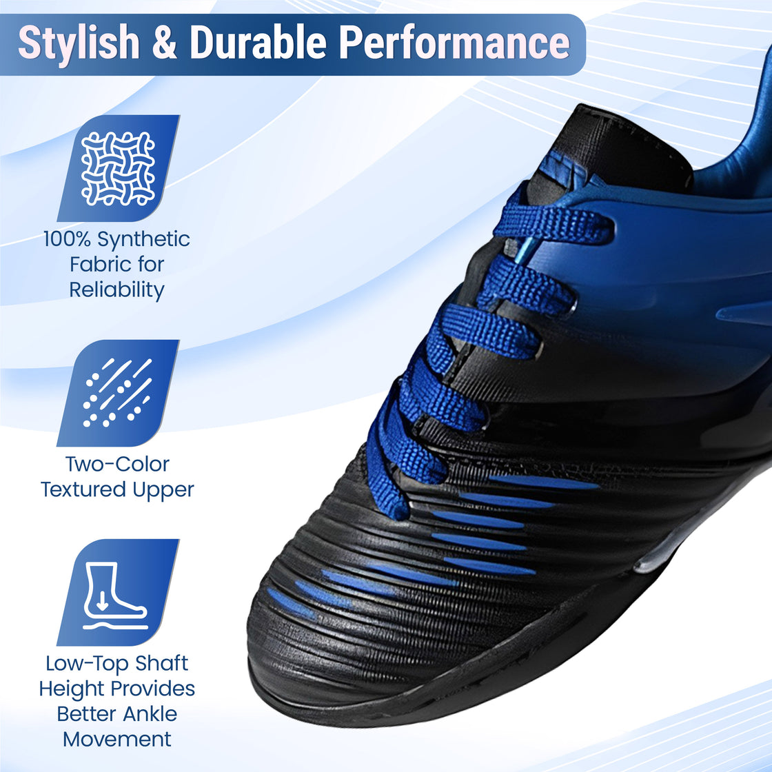 Liga Indoor Soccer Shoes -Blue/Black - Vizari Sports