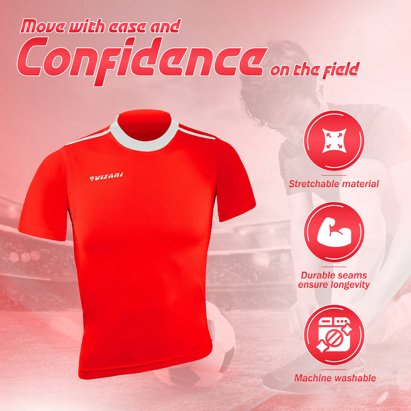Velez Jersey-Red - Vizari Sports