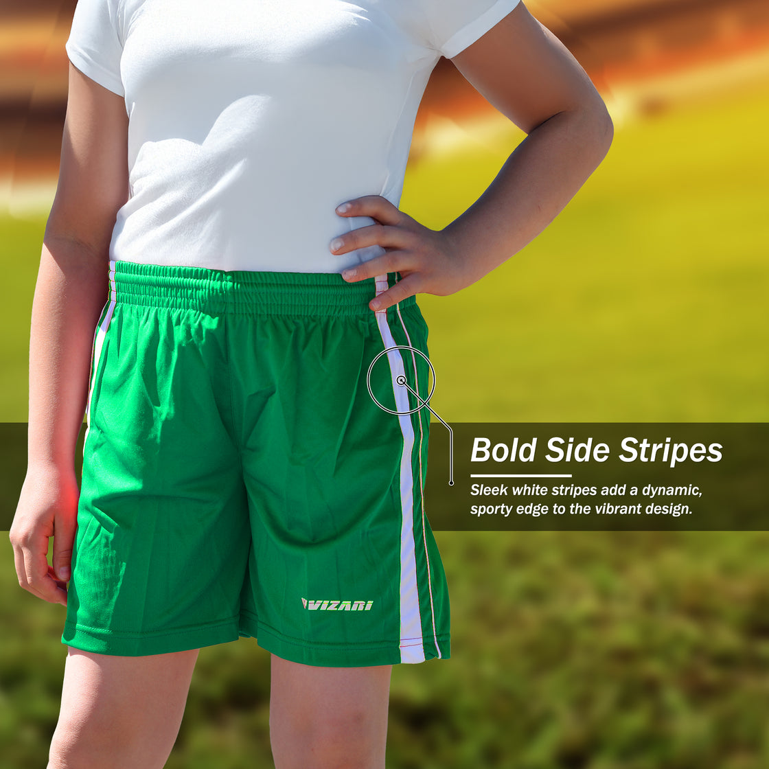 Campo Soccer Shorts - Forest Green - Vizari Sports