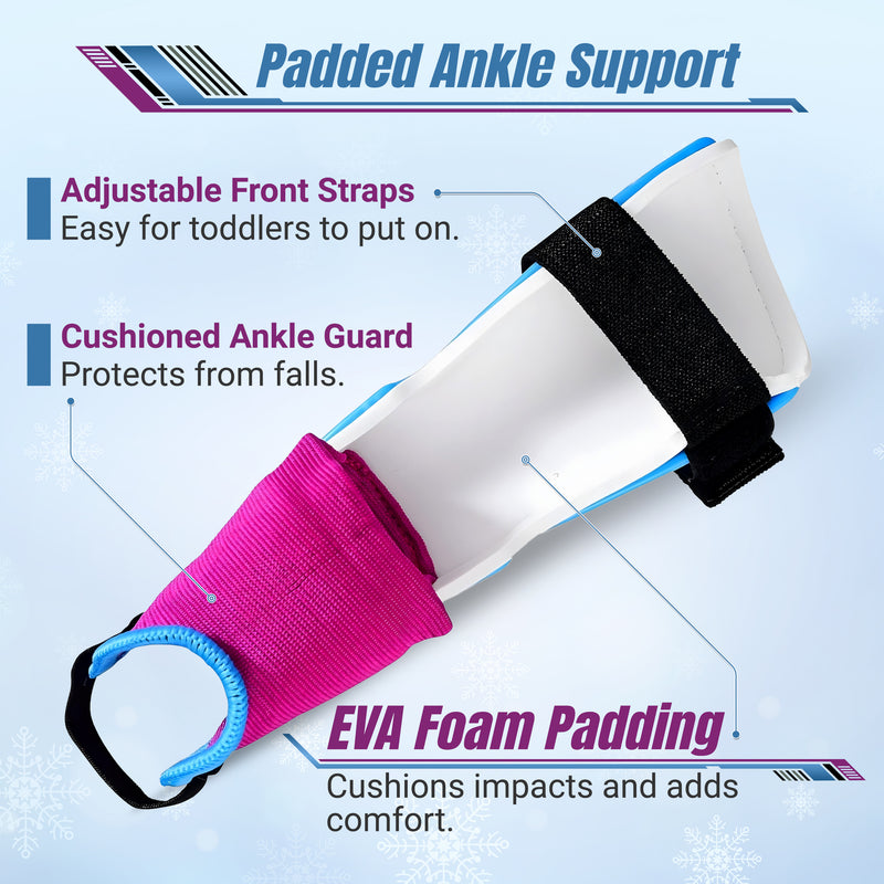 Frost Soccer Shin Guard-Blue/Maroon - Vizari Sports