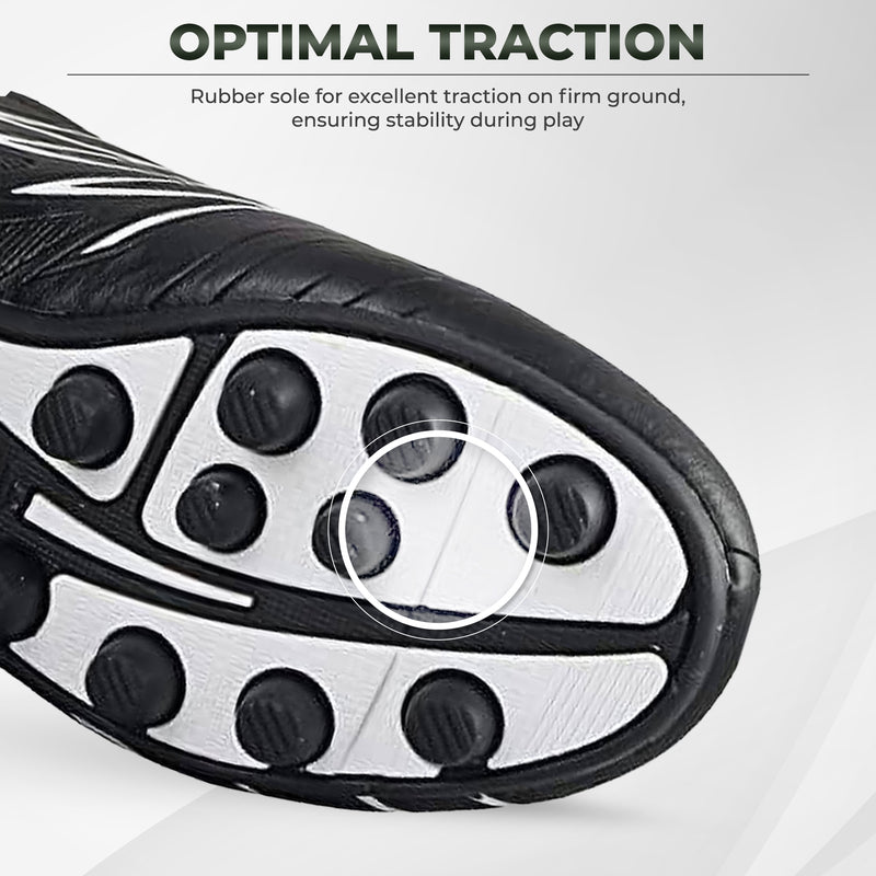 Boca Firm Ground Soccer Shoes -Black/White - Vizari Sports