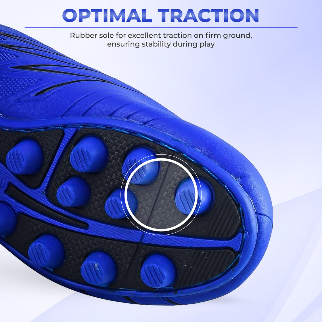 Boca Firm Ground Soccer Cleats - Blue/Black - Vizari Sports