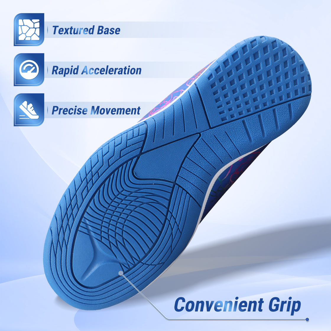 Zodiac Junior Indoor Soccer Shoes-Blue - Vizari Sports