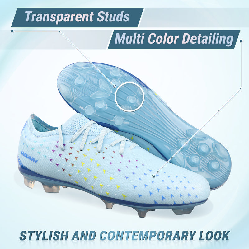 Tioga Adult Firm Ground Soccer Cleats - Blue - Vizari Sports