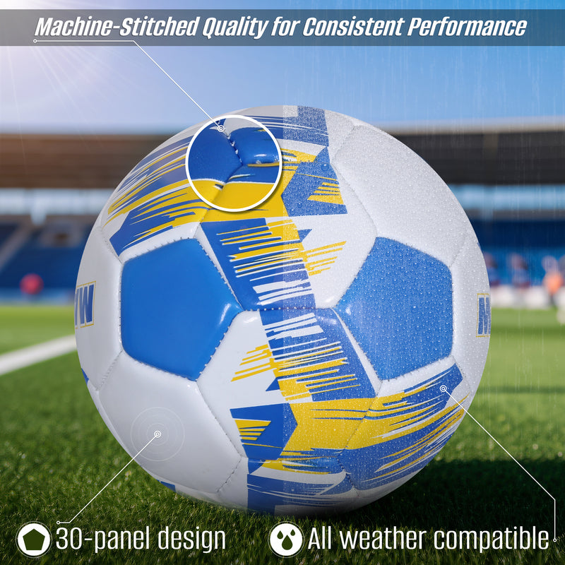 Club Team Soccer Balls - Madrid White - Vizari Sports