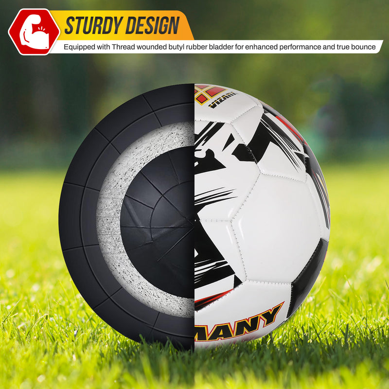 National Team Soccer Balls-Germany White - Vizari Sports