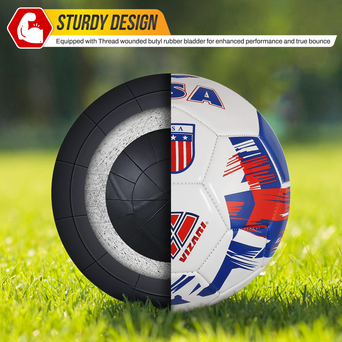 Vizari Solano Multi-Sport Backpack with National Team Soccer Ball Combo - Vizari Sports