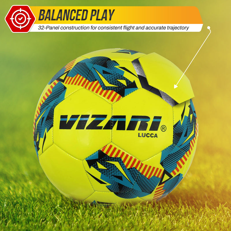 Lucca Soccer Ball-Yellow - Vizari Sports