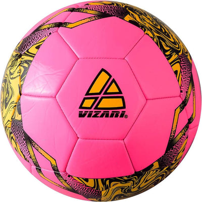 Toledo Soccer Ball-Pink/Neon Yellow - Vizari Sports