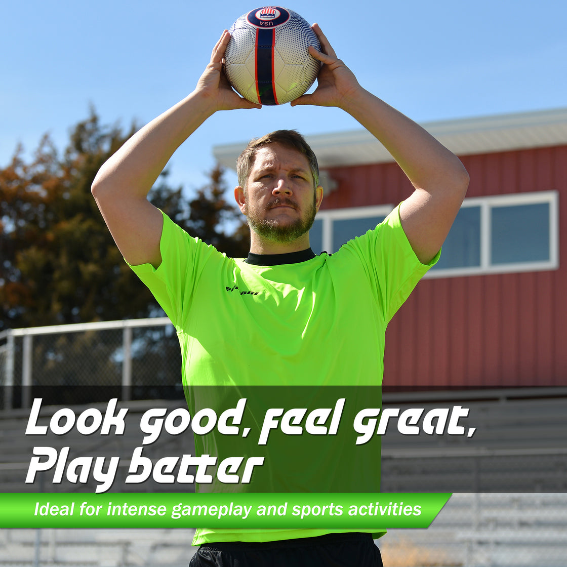 Velez Jersey-Neon Green - Vizari Sports