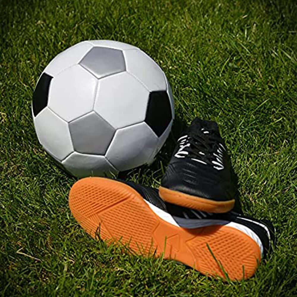 Valencia Indoor Soccer Shoes -Black/White - Vizari Sports