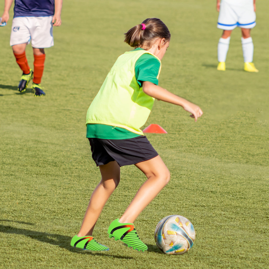 Impact Firm Ground Soccer Shoes -Green/Orange - Vizari Sports