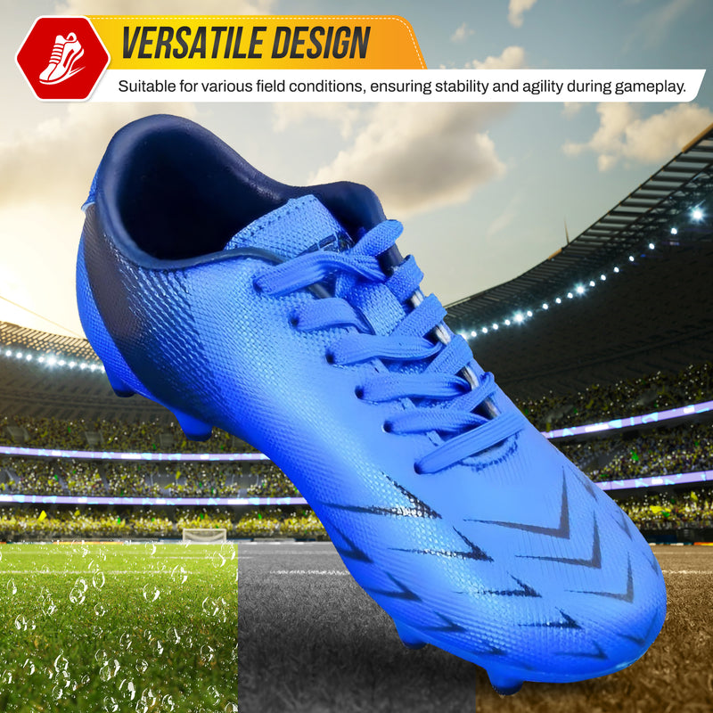 Vizari Ranger Firm Ground Soccer Shoes – Blue/Black