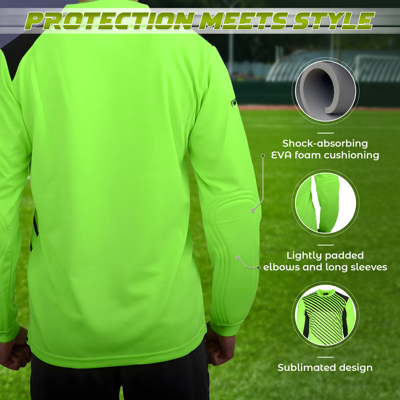 Arroyo Goalkeeping Jersey - Green/Black - Vizari Sports