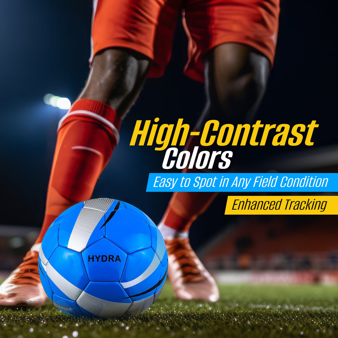 Hydra Soccer Ball-Blue - Vizari Sports