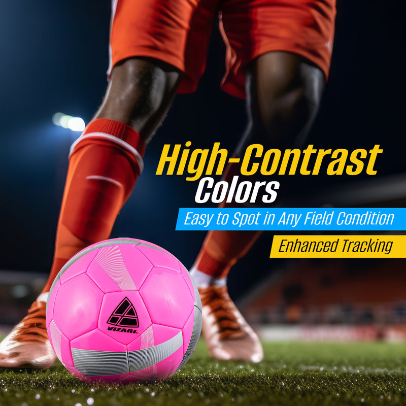 Hydra Soccer Ball-Pink - Vizari Sports
