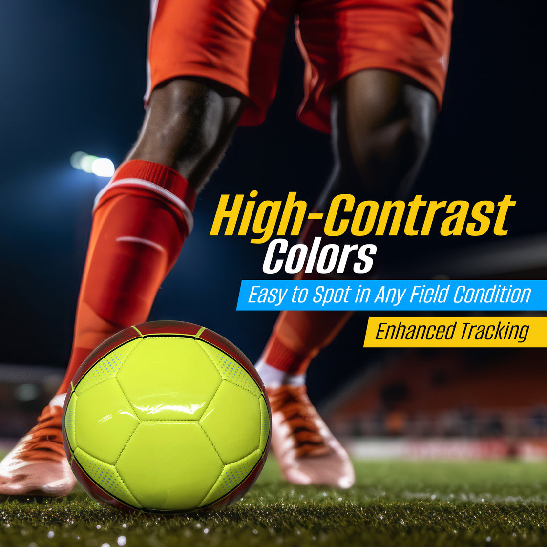 Sports Cordoba Usa Soccer Balls-Neon Yellow - Vizari Sports