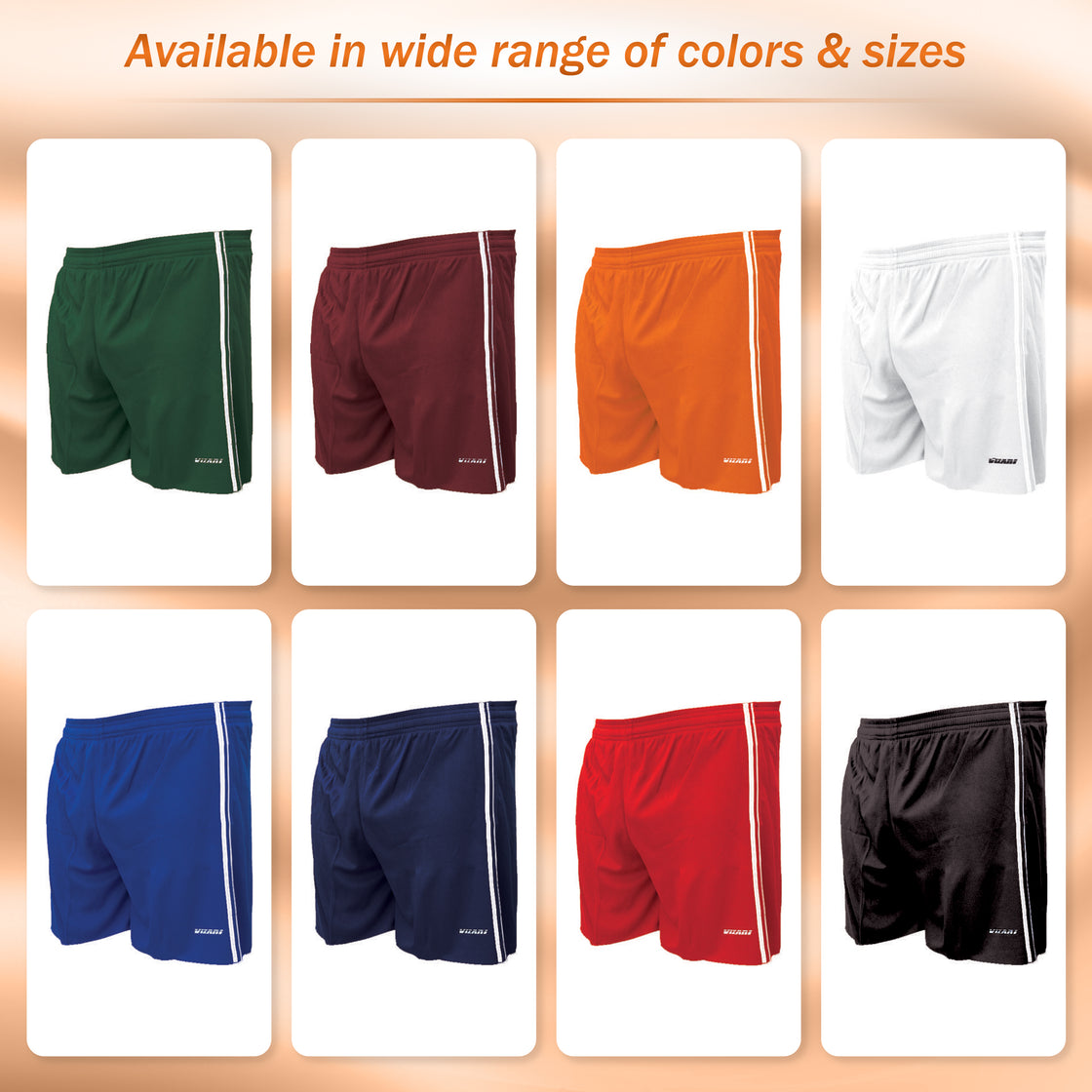 Campo Soccer Shorts - Orange - Vizari Sports