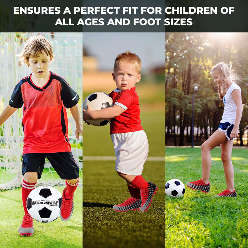 Bolt Firm Ground Soccer Shoes -Red/Black/Silver - Vizari Sports