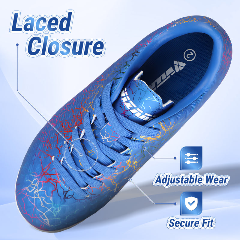 Zodiac Junior Indoor Soccer Shoes-Blue - Vizari Sports