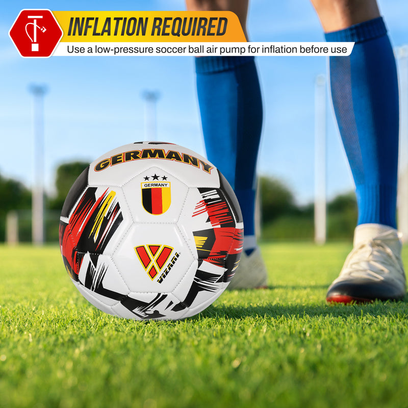 National Team Soccer Balls-Germany White - Vizari Sports