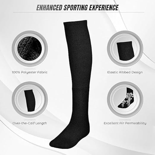Vizari League Multi-Colored Socks Combo | Sweat Wicking Socks (Pack of 3) - Vizari Sports