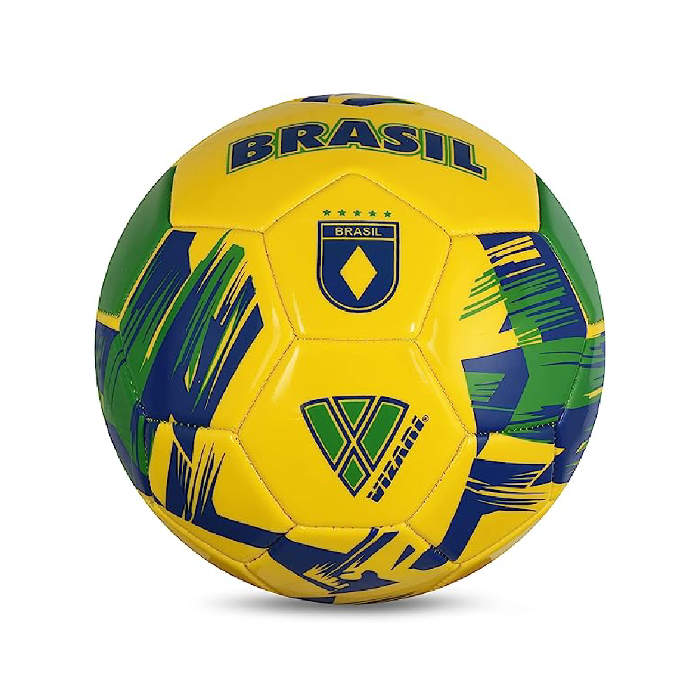 Mini National Team Soccer Balls-Brazil Yellow