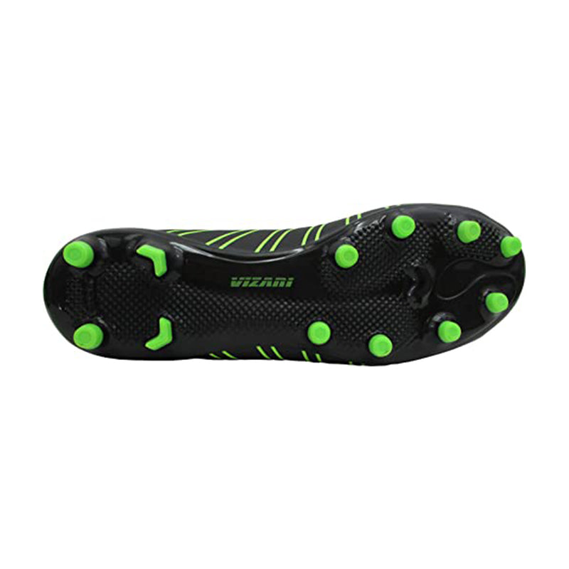 Madero Firm Ground Soccer Shoes -Black/Green - Vizari Sports