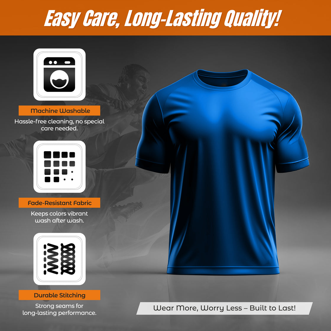 Performance T-Shirt-Navy - Vizari Sports