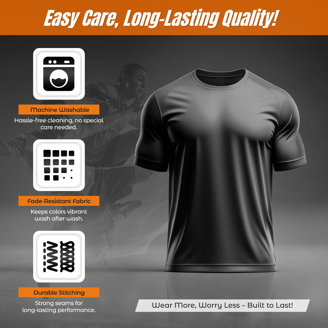 Performance T-Shirt-Grey - Vizari Sports