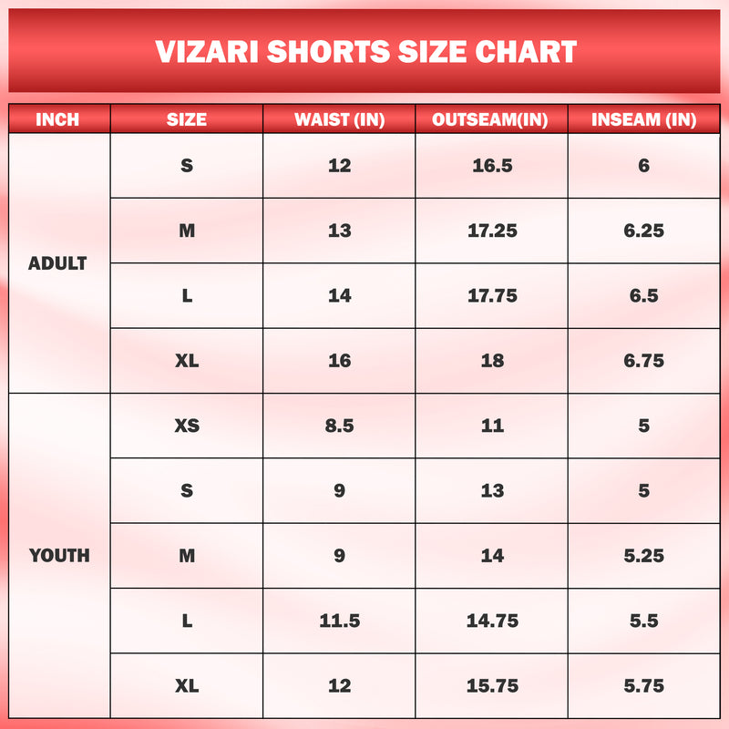 Campo Soccer Shorts - Red - Vizari Sports